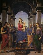 Pietro Perugino Fano Altarpiece oil